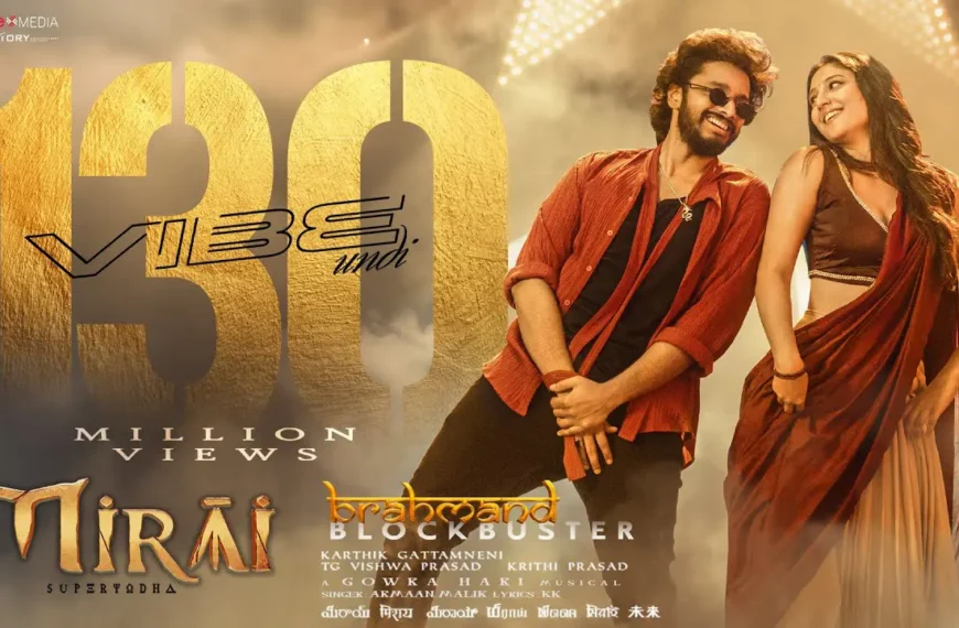 Vibe Undi song from Mirai movie featuring Teja Sajja